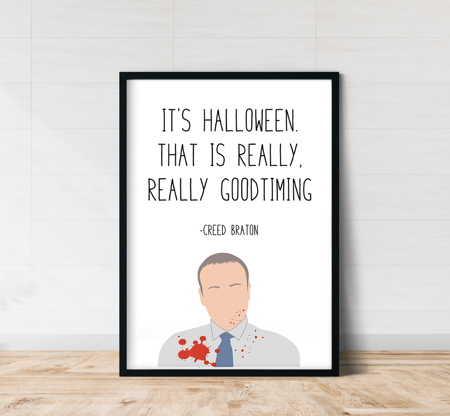 Creed Bratton " Halloween " Quote Print | The Office Prints
