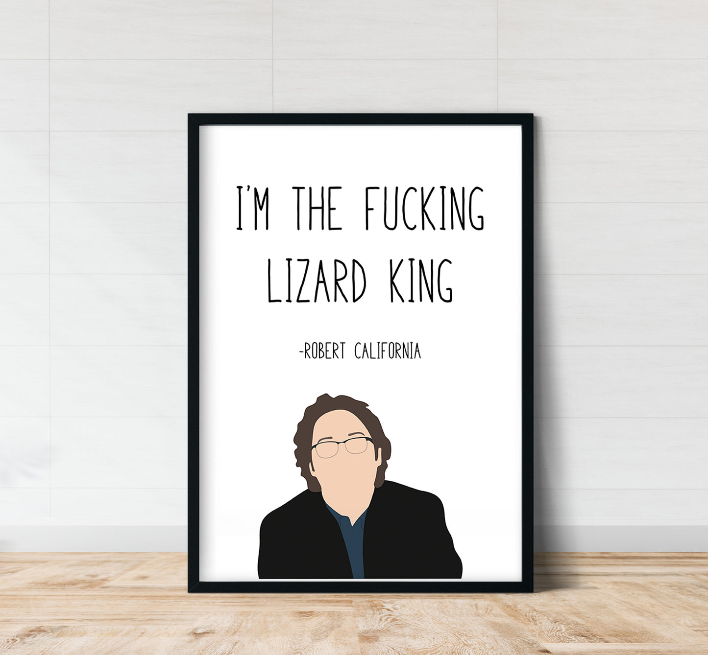 Robert California " Lizard King " Quote Print | The Office Prints