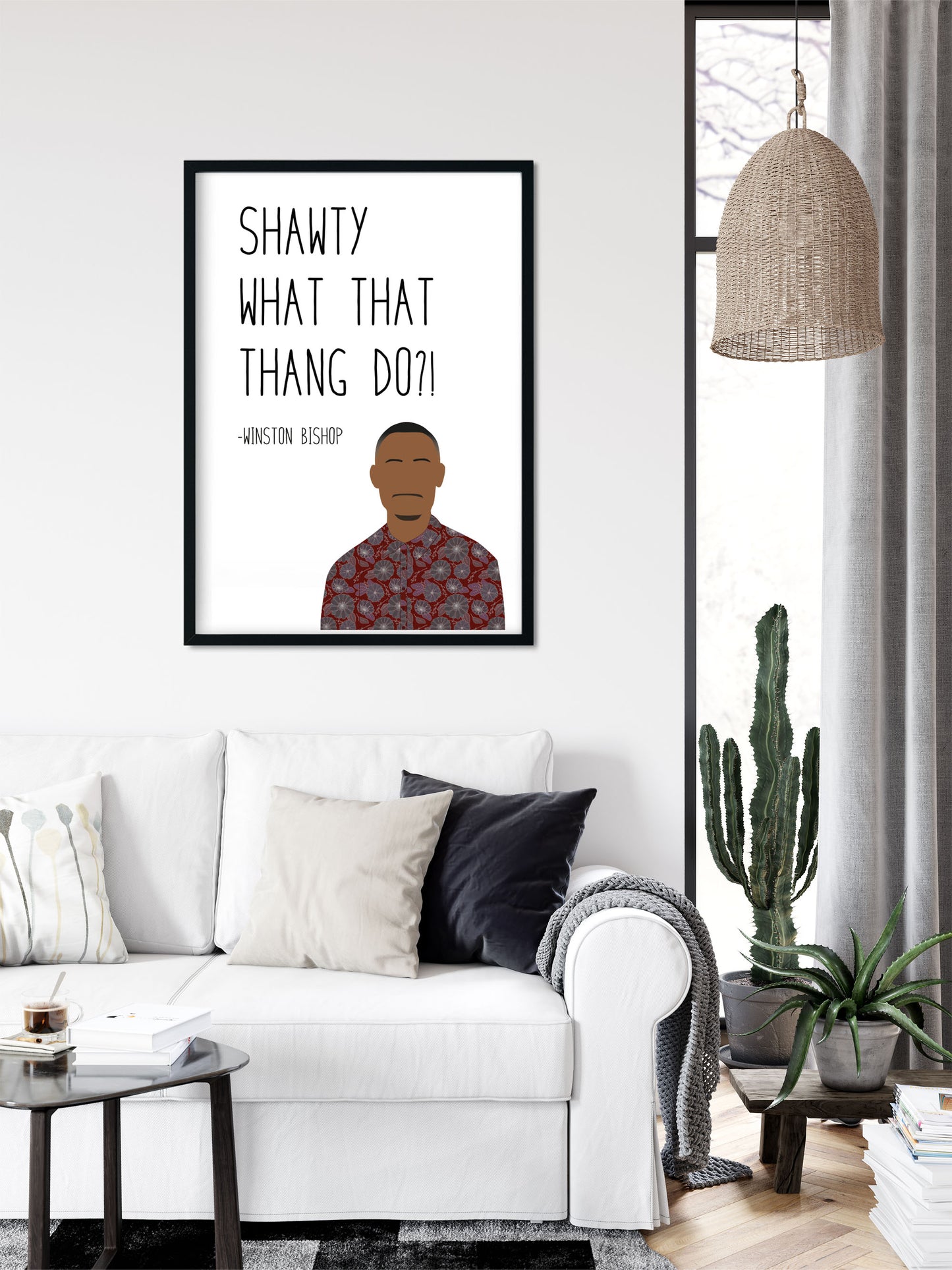 Winston Bishop " Shawty " New Girl Quote Print | New Girl Prints