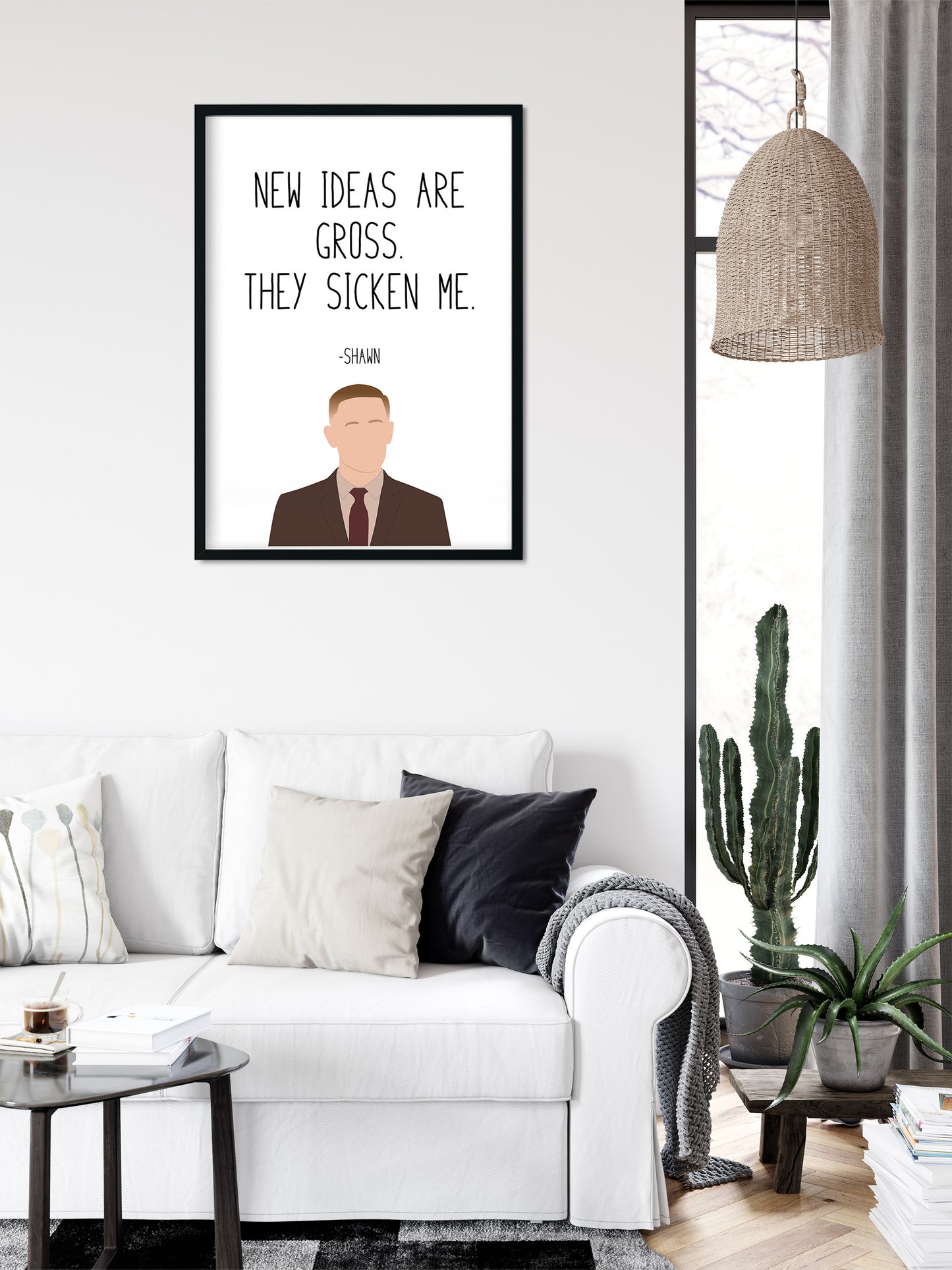Shawn " New Ideas " Quote Print | Good Place Prints