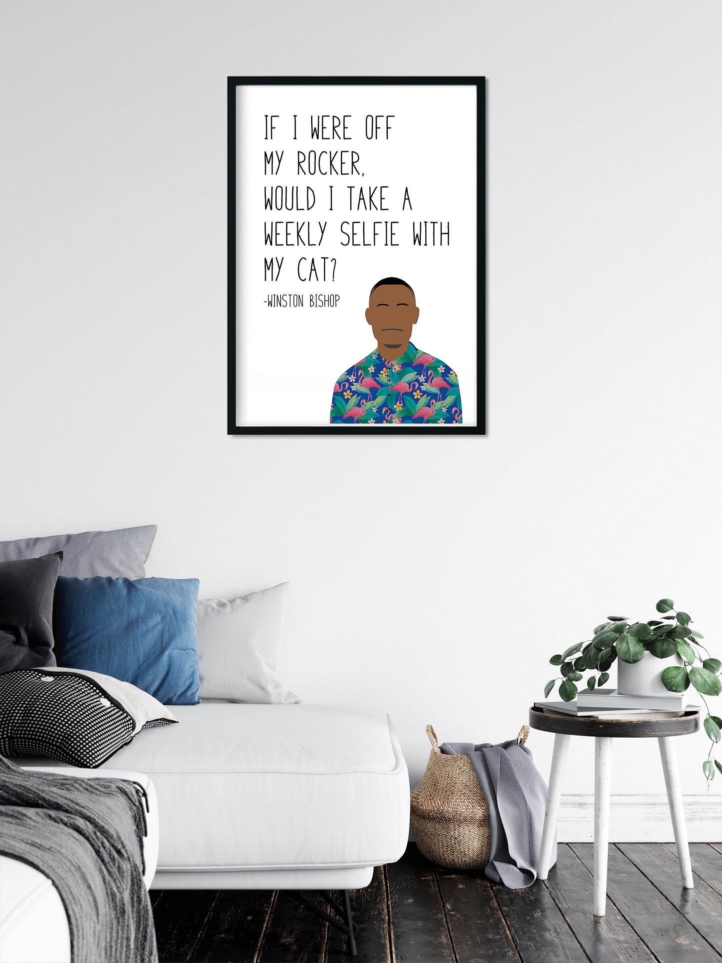 Winston Bishop " Saturday " New Girl Quote Print | New Girl Prints