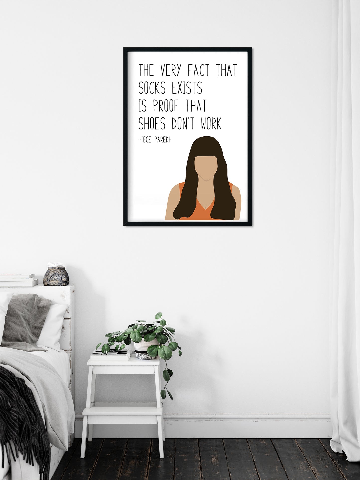 Cece " Socks " Quote Print | New Girl Prints