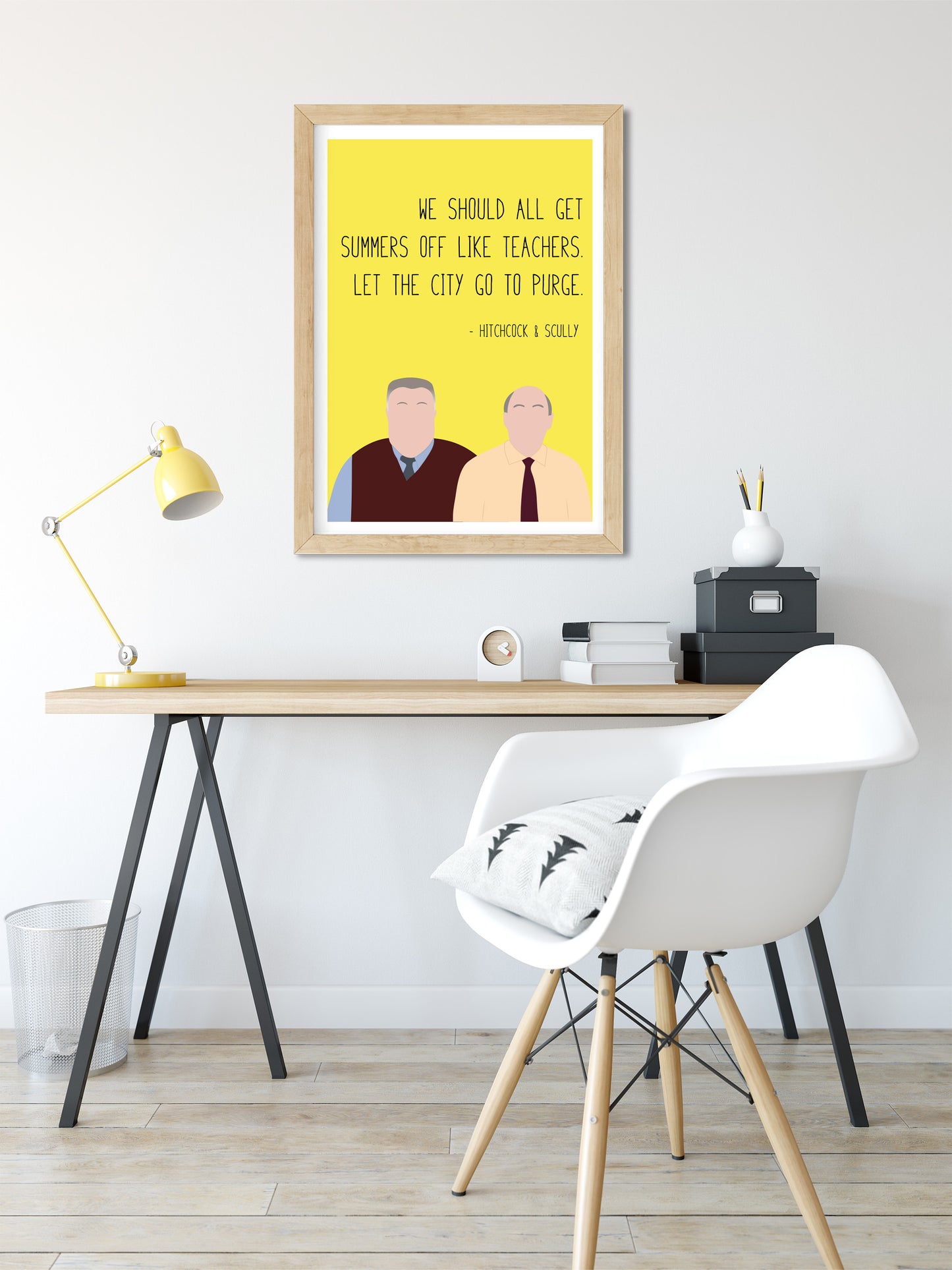 Hitchcock and Scully " Purge " Quote Print | B99 Prints