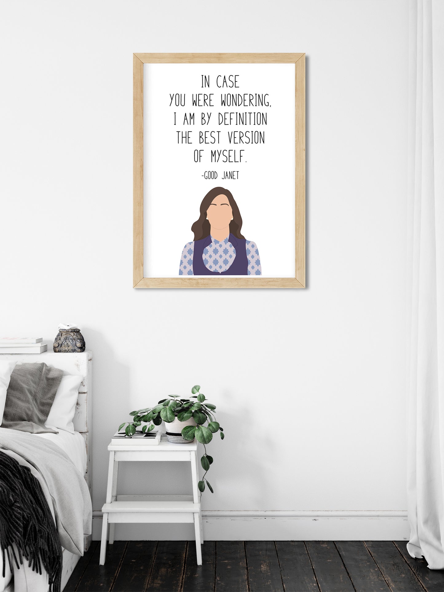 Janet " Best Version " Quote Print | Good Place Prints