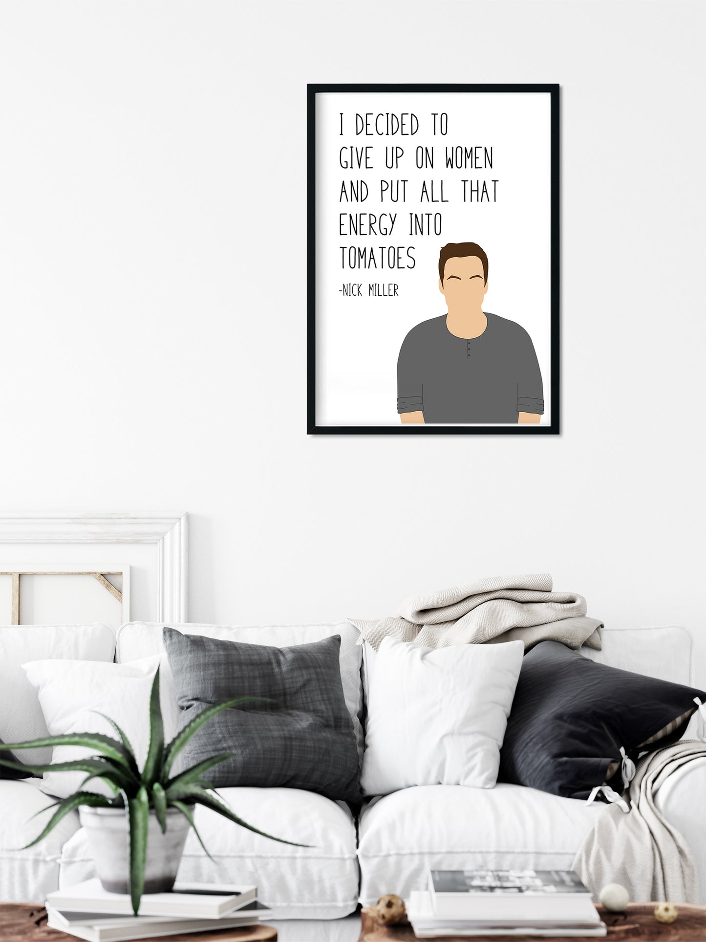 Nick Miller " Tomatoes " Quote Print | New Girl Prints