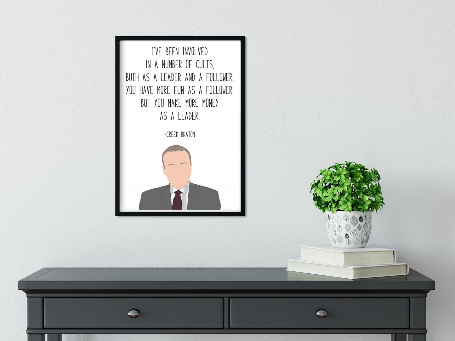 Creed Bratton " Cults " Quote Print | The Office Prints