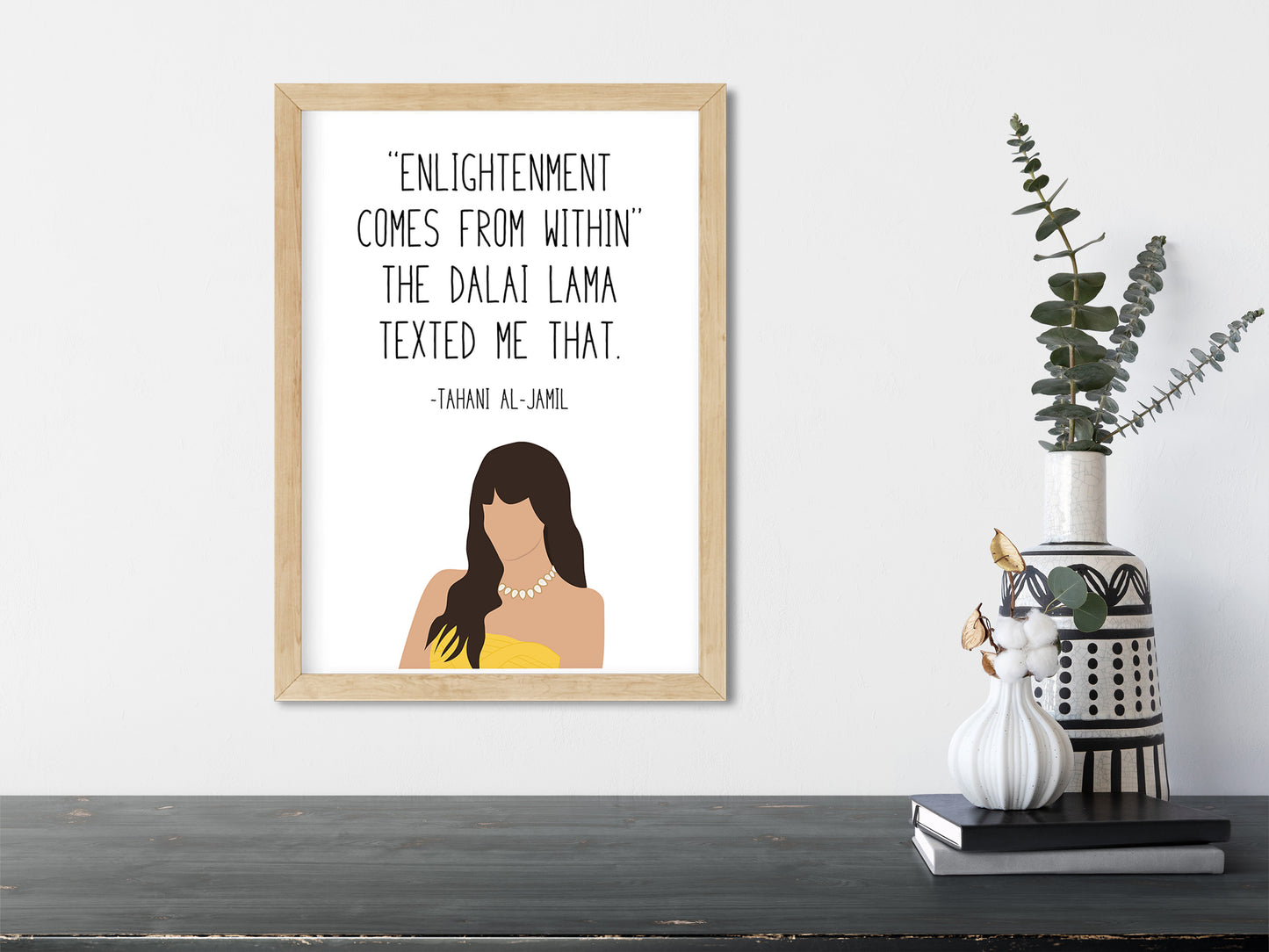 Tahani " Enlightenment " Quote Print | Good Place Prints