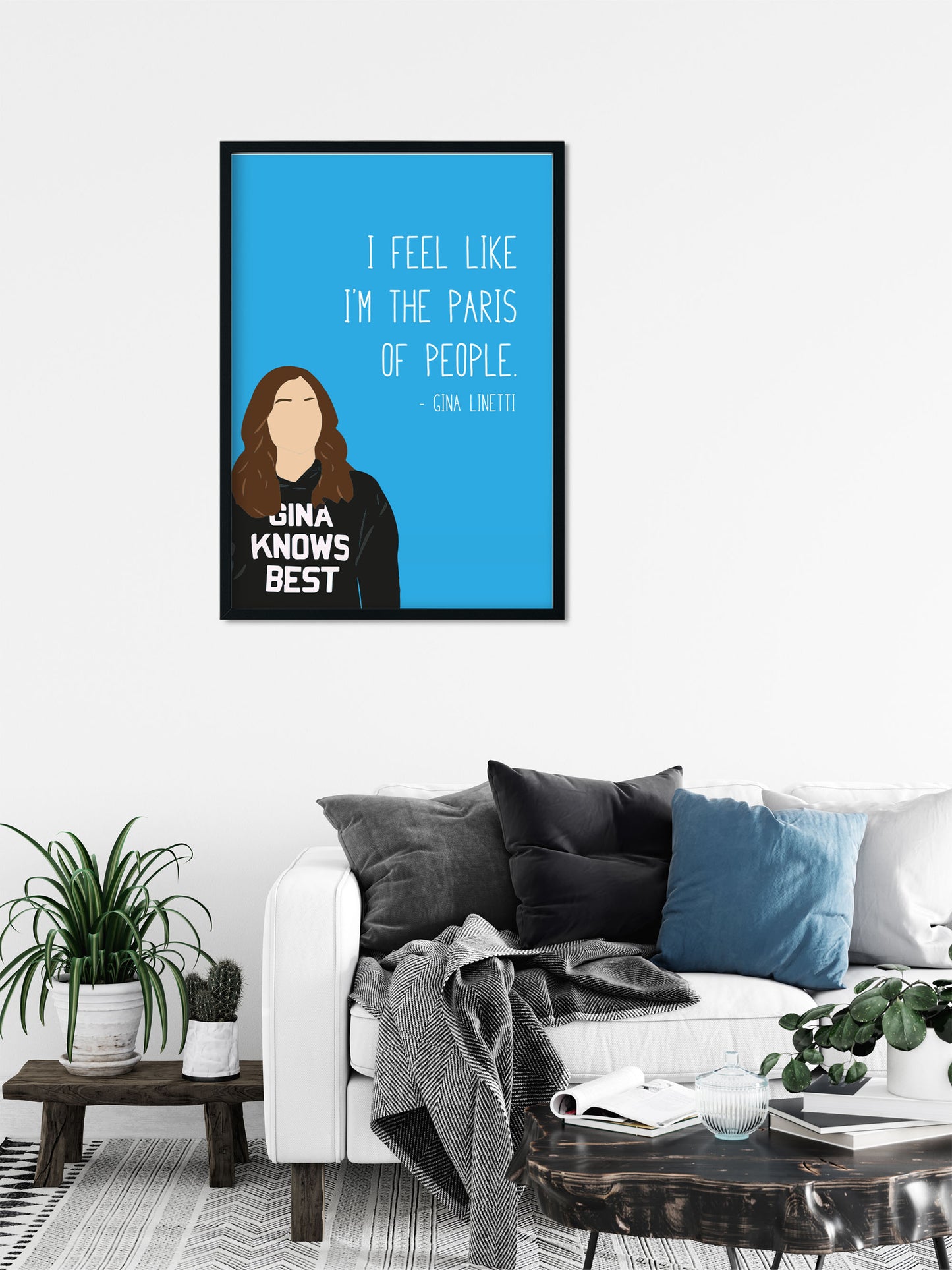 Gina Linetti " Paris of People " Quote Print | B99 Prints