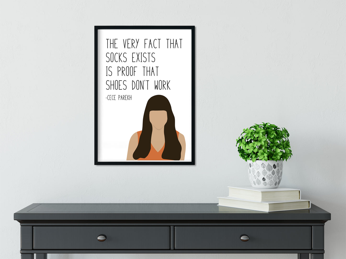 Cece " Socks " Quote Print | New Girl Prints