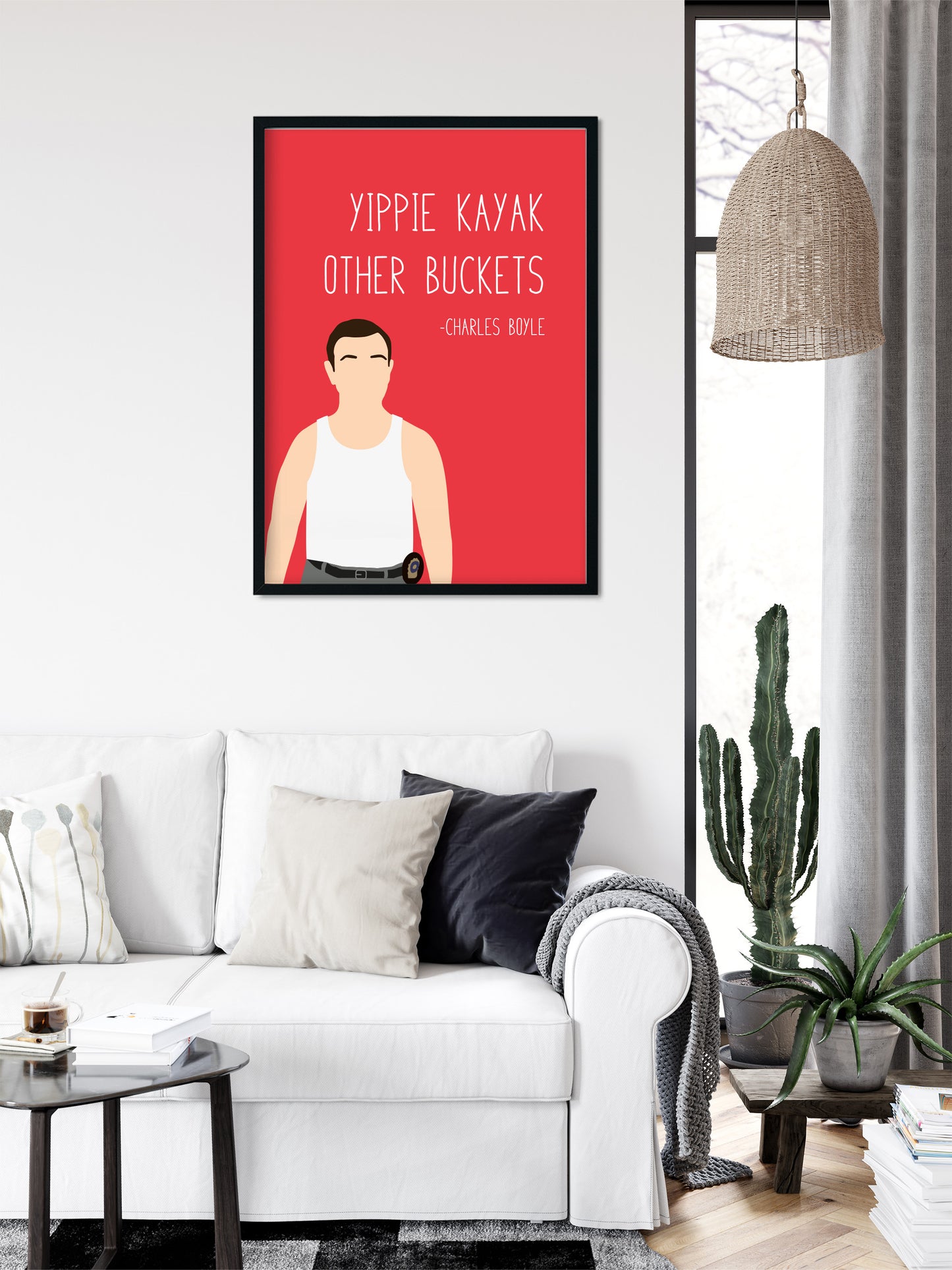 Charles Boyle " Yippie Kayak " Quote Print | B99 Prints
