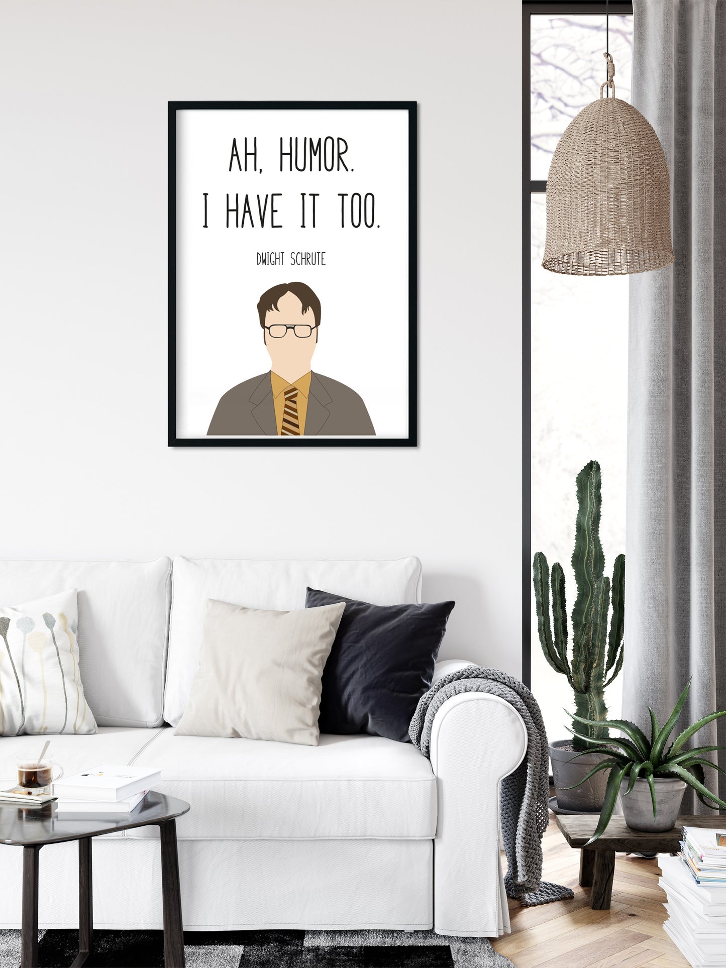 Dwight Schrute " Humor " Quote Print | The Office Prints