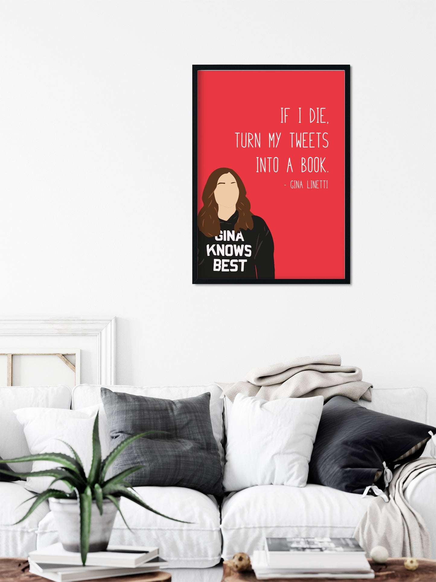 Gina Linetti " Tweets " Quote Print | B99 Prints