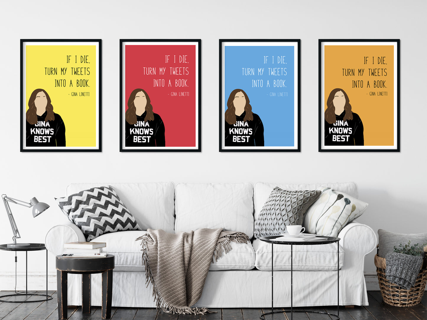 Gina Linetti " Tweets " Quote Print | B99 Prints