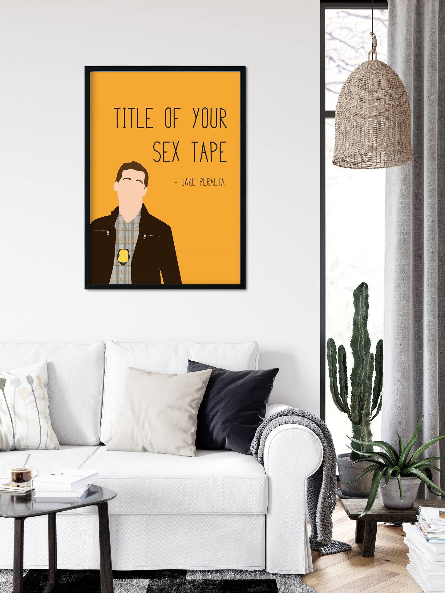 Jake Peralta " Title of Your Sex Tape " Quote Print | B99 Prints