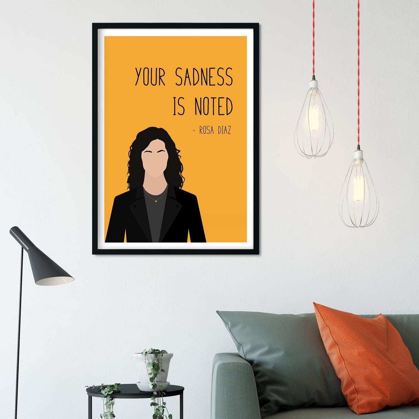 Rosa Diaz " Sadness " Quote Print | B99 Prints