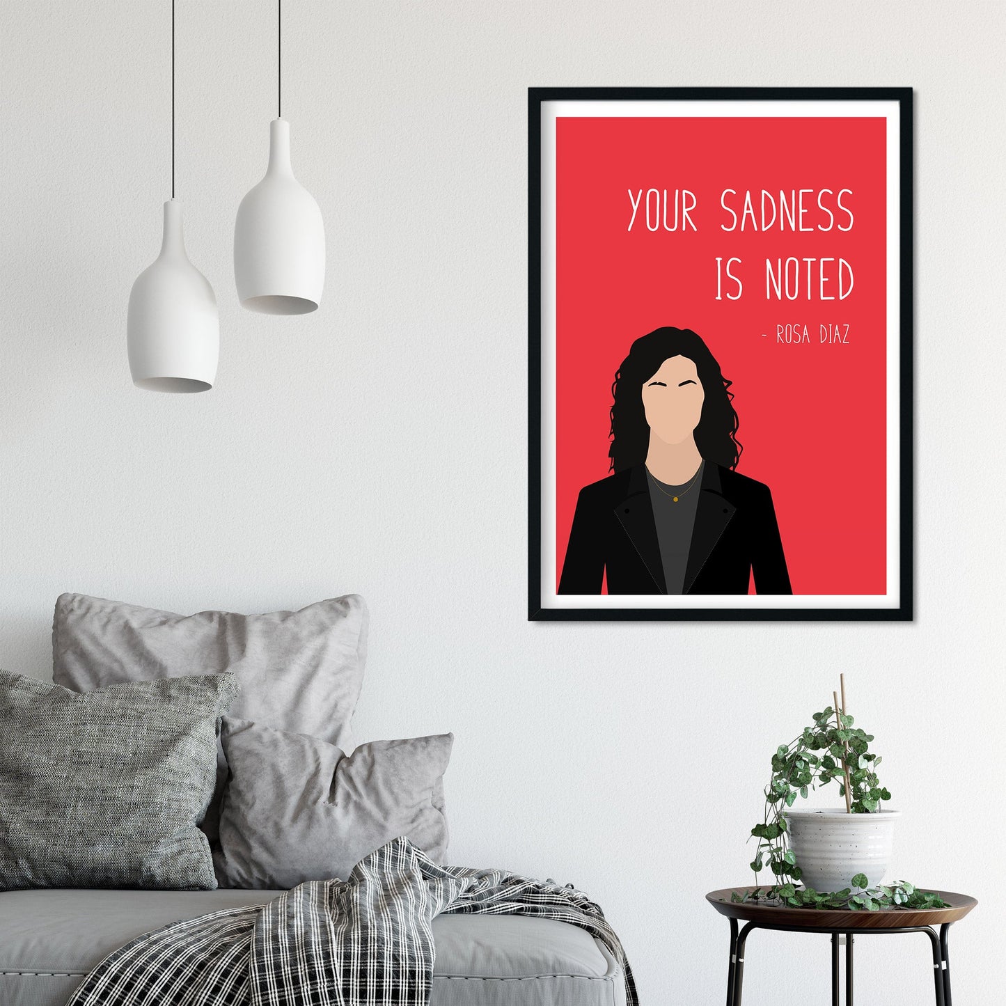 Rosa Diaz " Sadness " Quote Print | B99 Prints