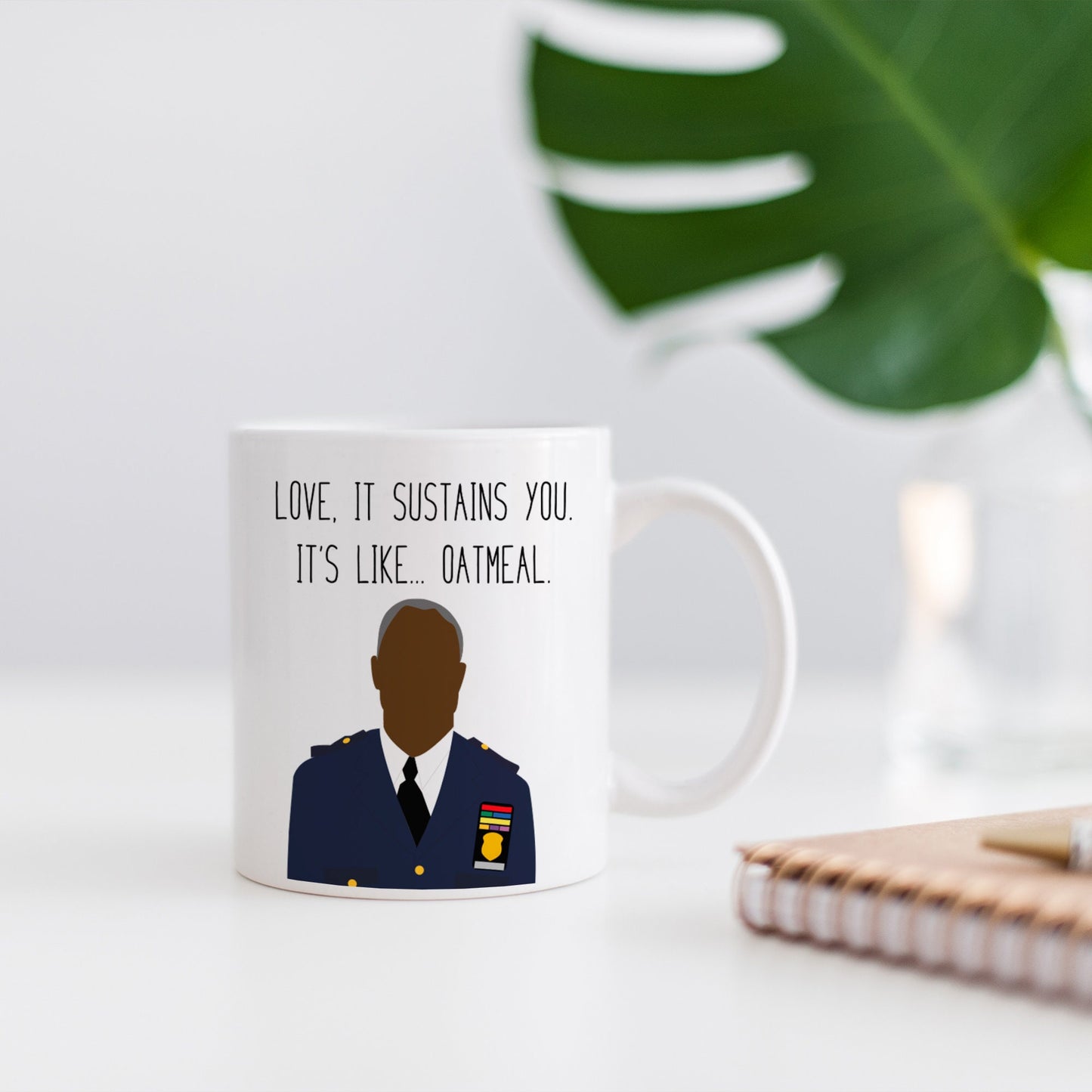 Captain Holt "Oatmeal" Quote Mug