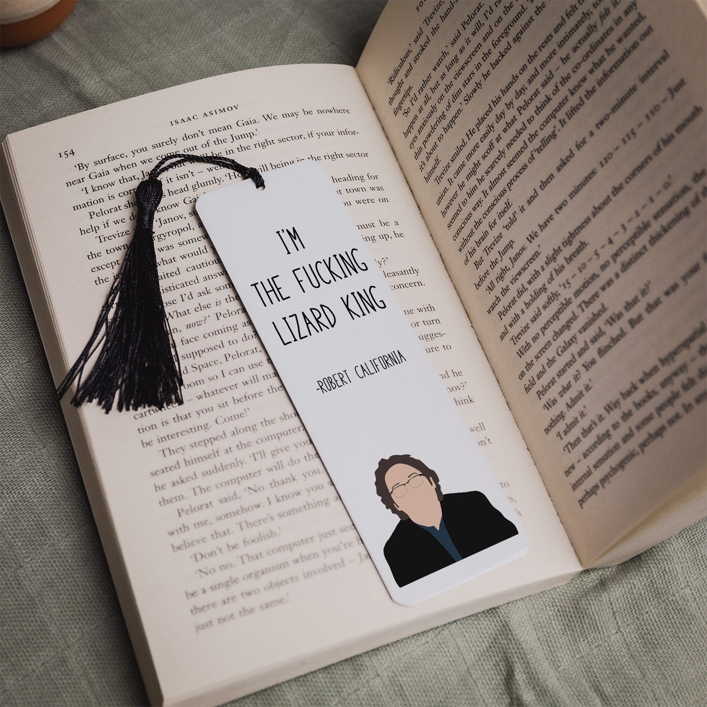 Robert California " Lizard King " Quote Bookmark | The Office Gift