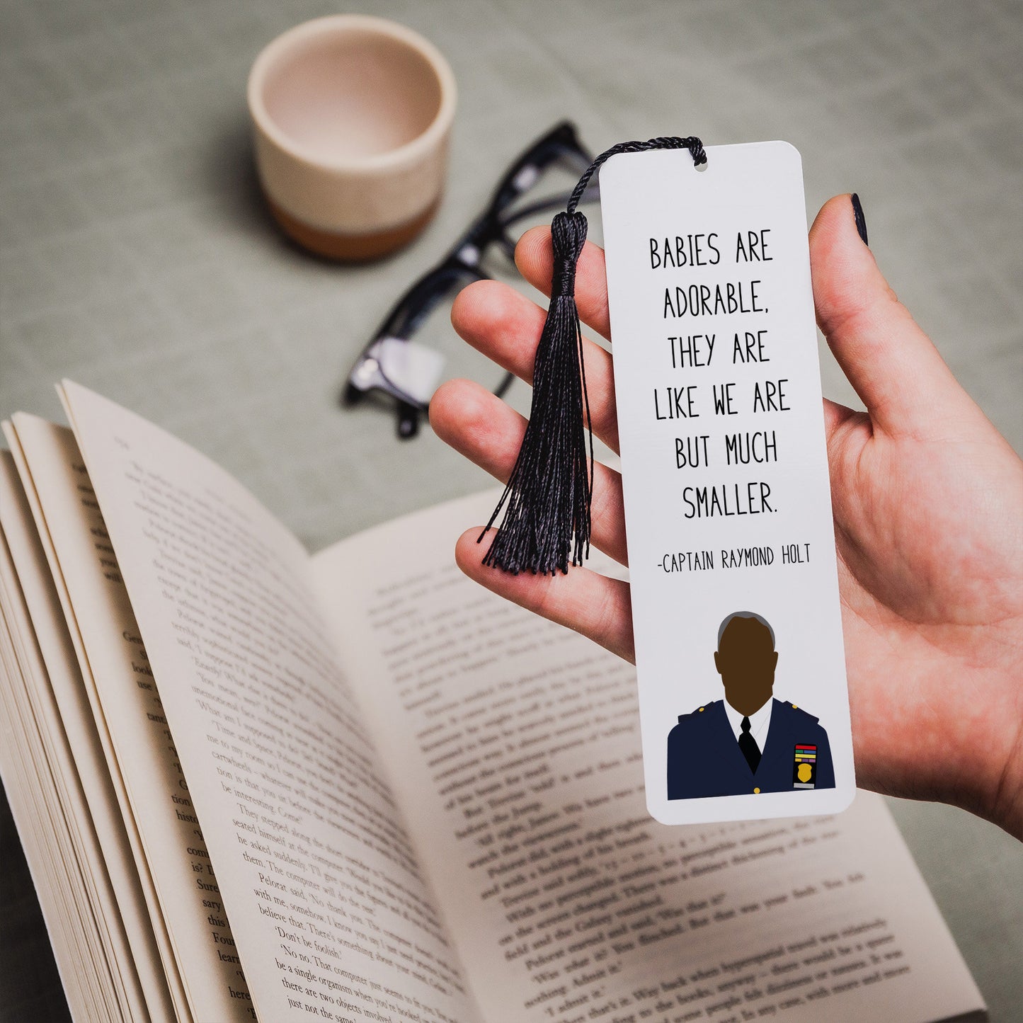 Captain Holt " Babies " Quote Bookmark | Brooklyn Nine Nine Gifts