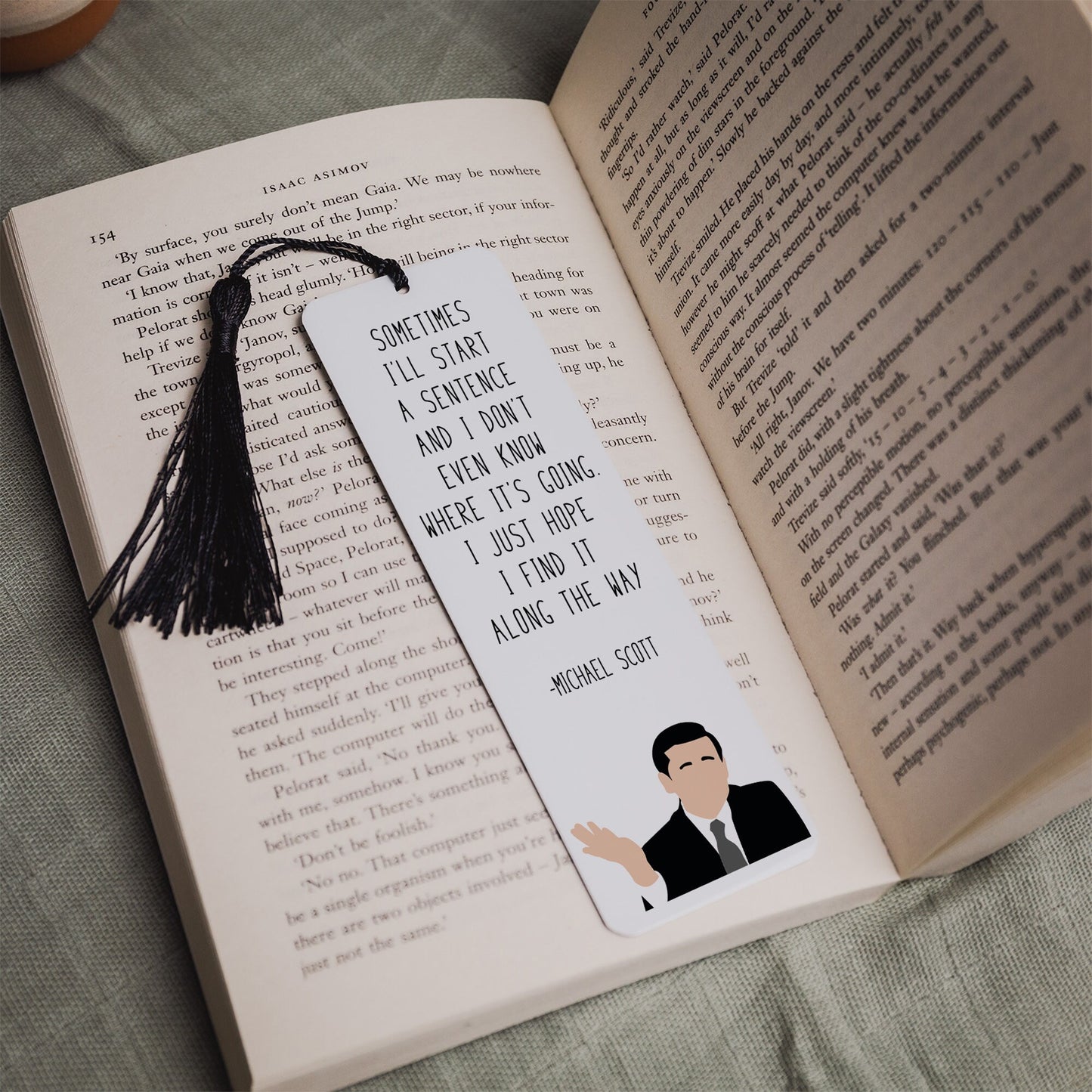 Michael Scott " Along The Way " Quote Bookmark | The Office Gifts