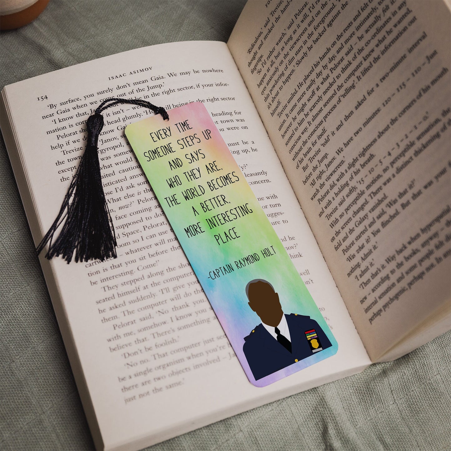 Captain Holt " Step Up " Quote Bookmark | Brooklyn Nine Nine Gifts