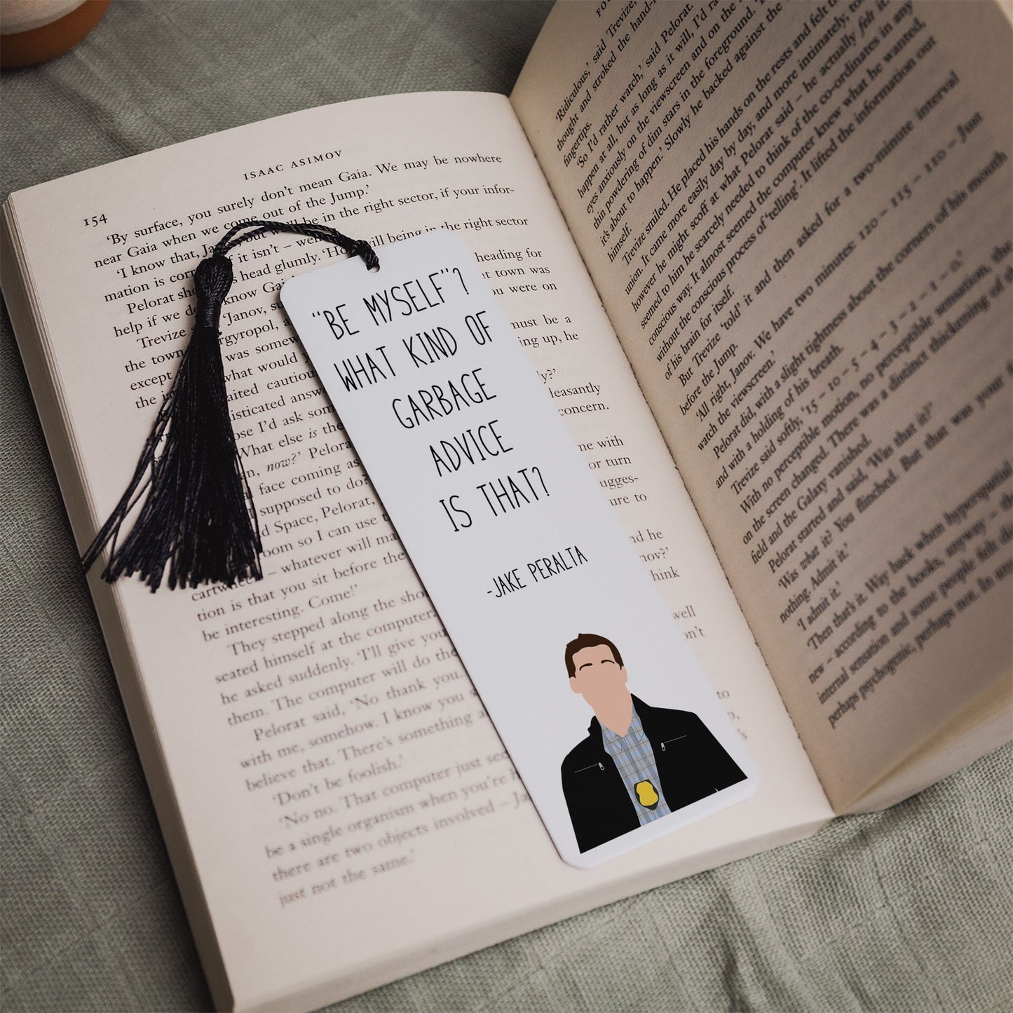 Jake Peralta " Be Myself " Quote Bookmark | Brooklyn Nine Nine Gifts