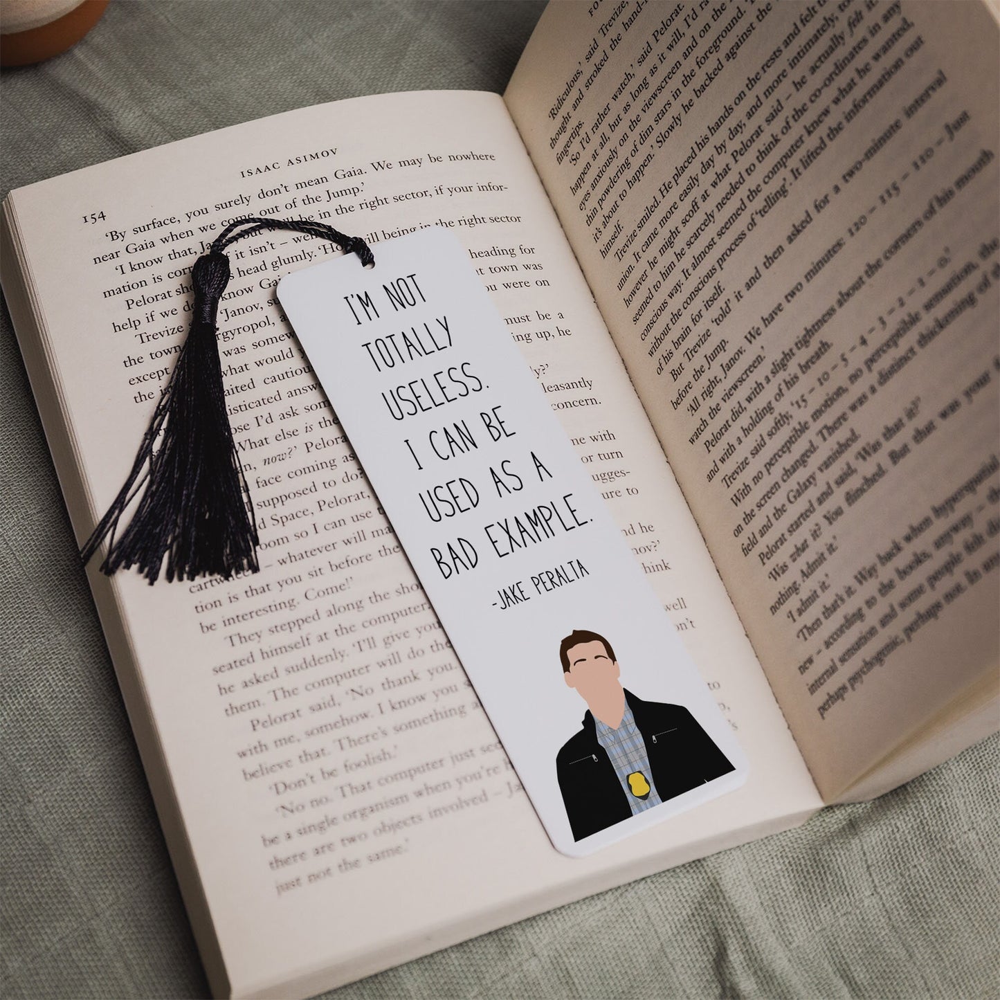 Jake Peralta " Bad Example " Quote Bookmark | Brooklyn Nine Nine Gifts