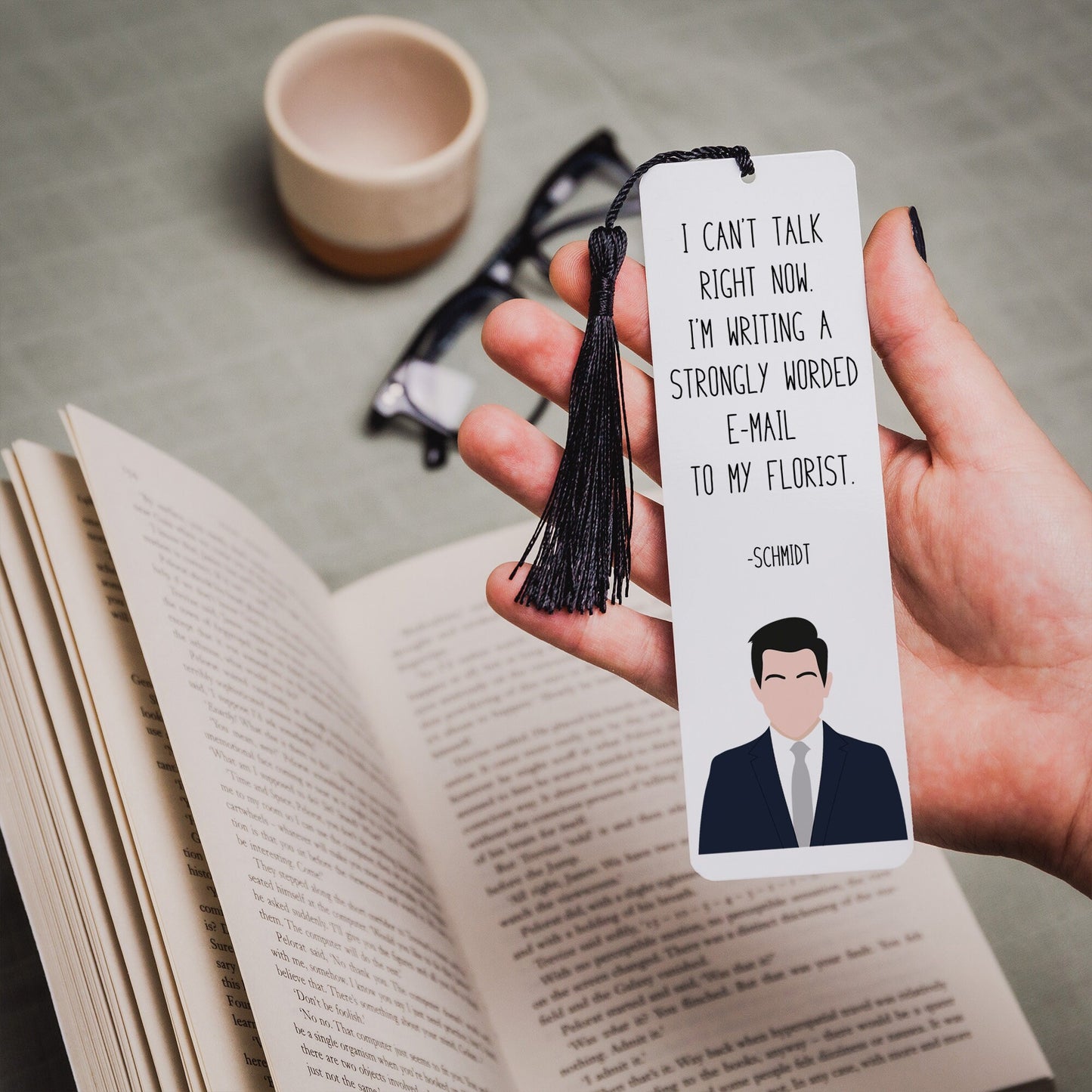 Schmidt " Strongly Worded E-Mail " Quote Bookmark | New Girl Gifts