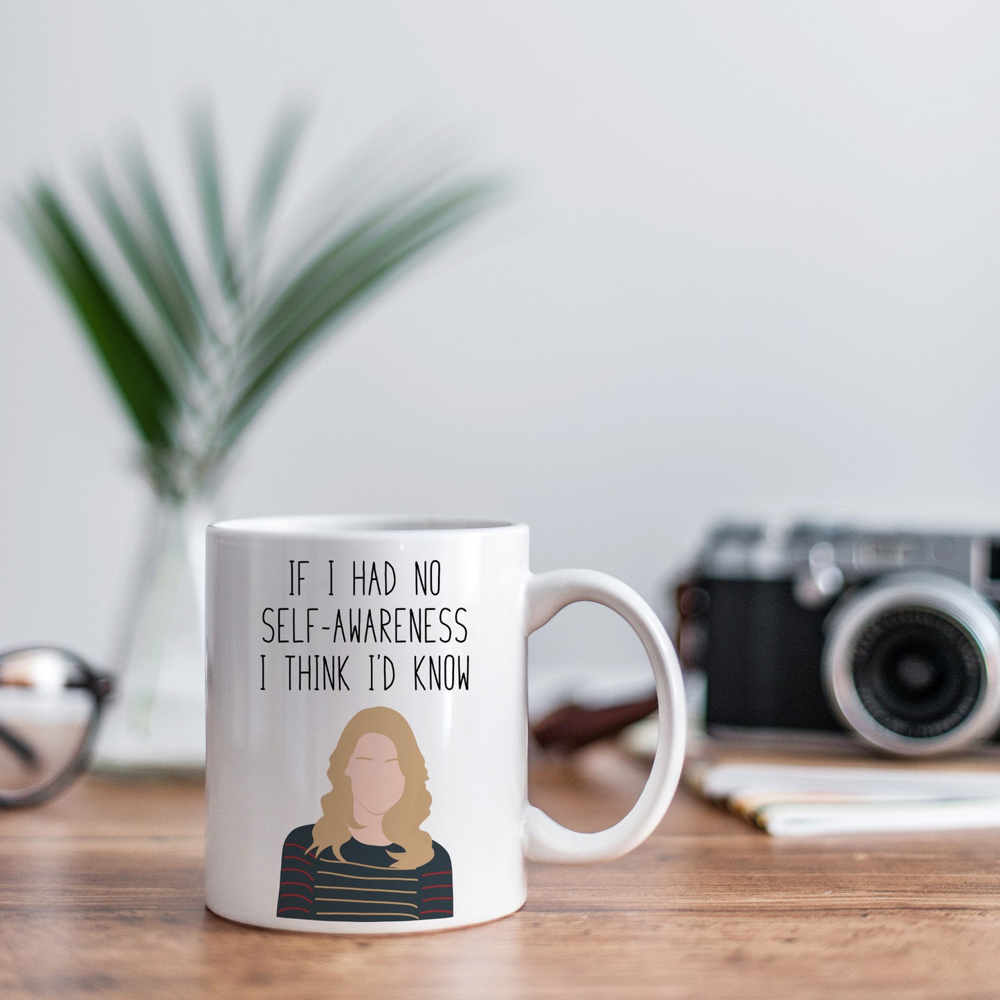 Britta Perry " Self Awareness " Quote Mug
