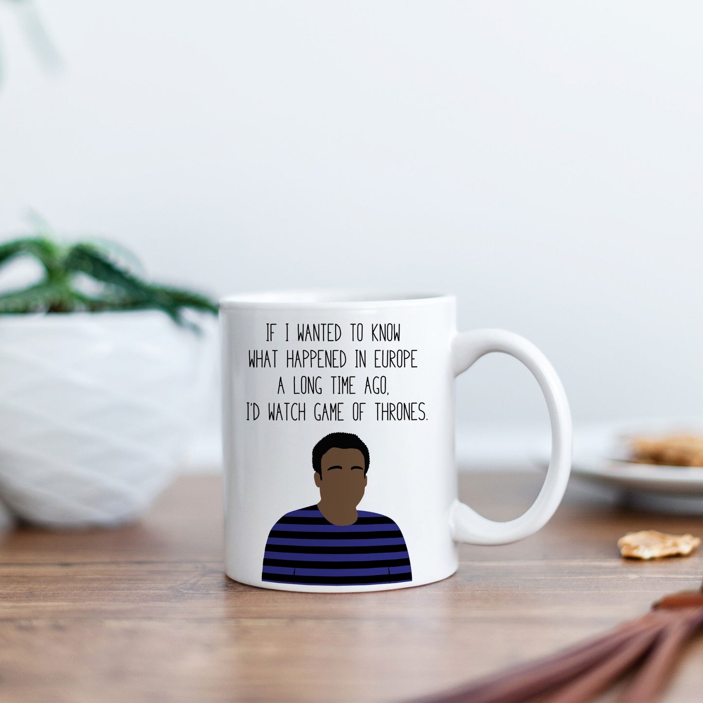Troy Barnes "European History" Quote Mug