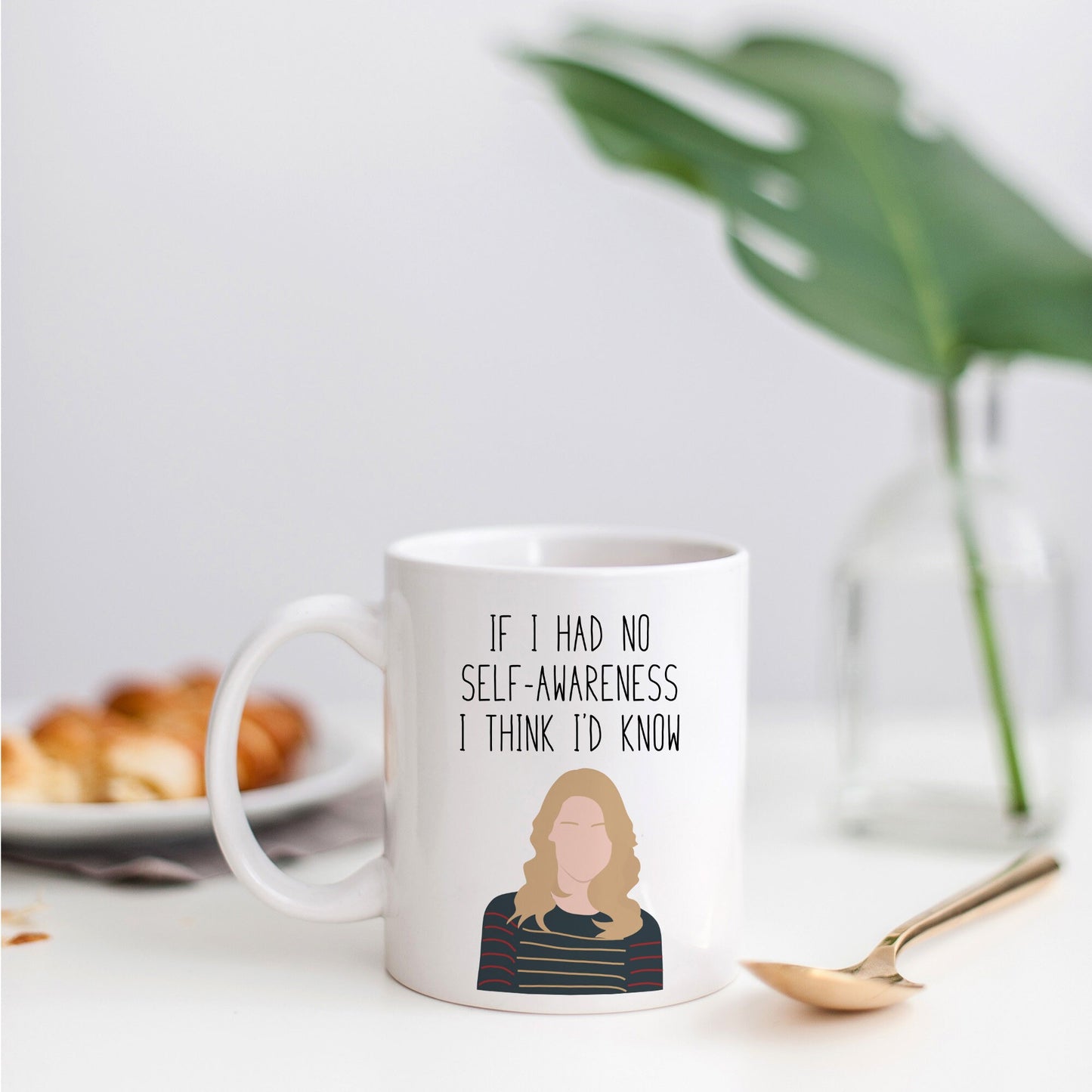 Britta Perry " Self Awareness " Quote Mug