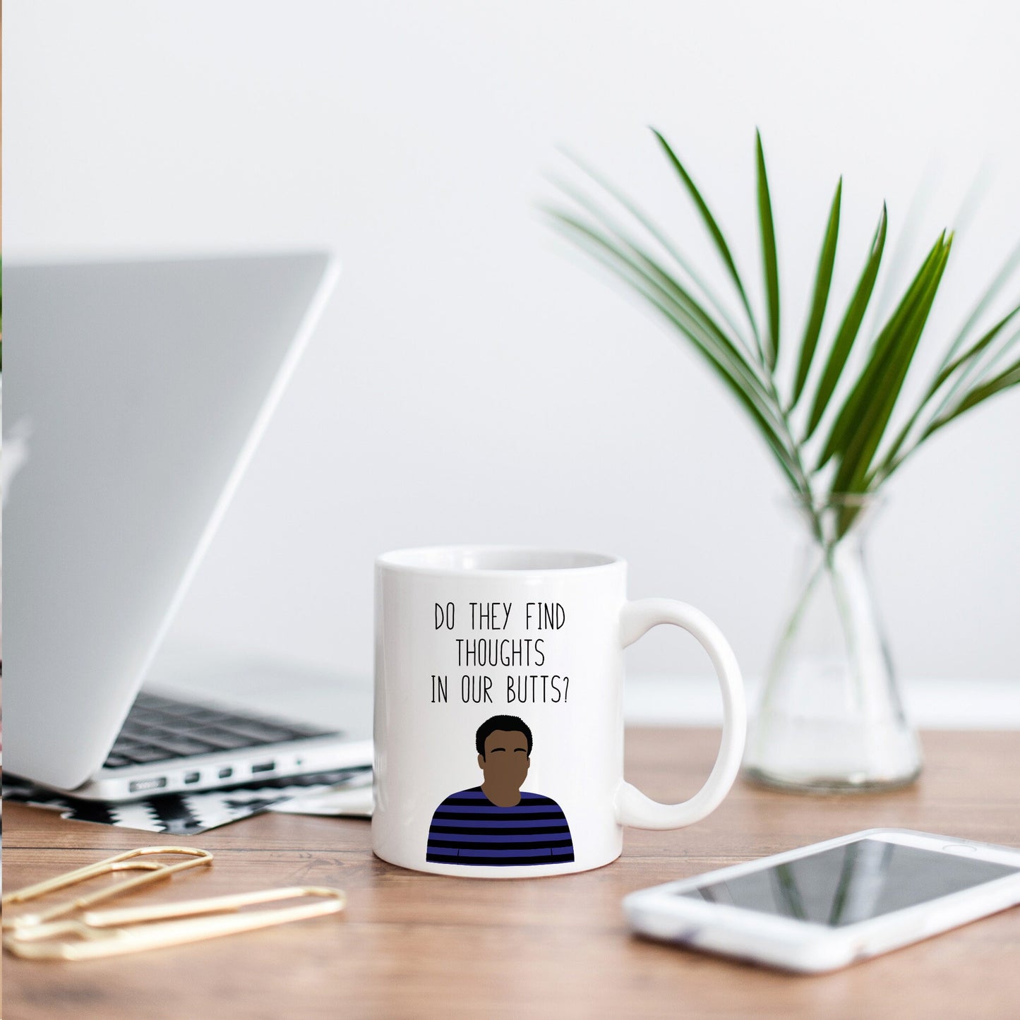Troy Barnes "Thoughts" Quote Mug