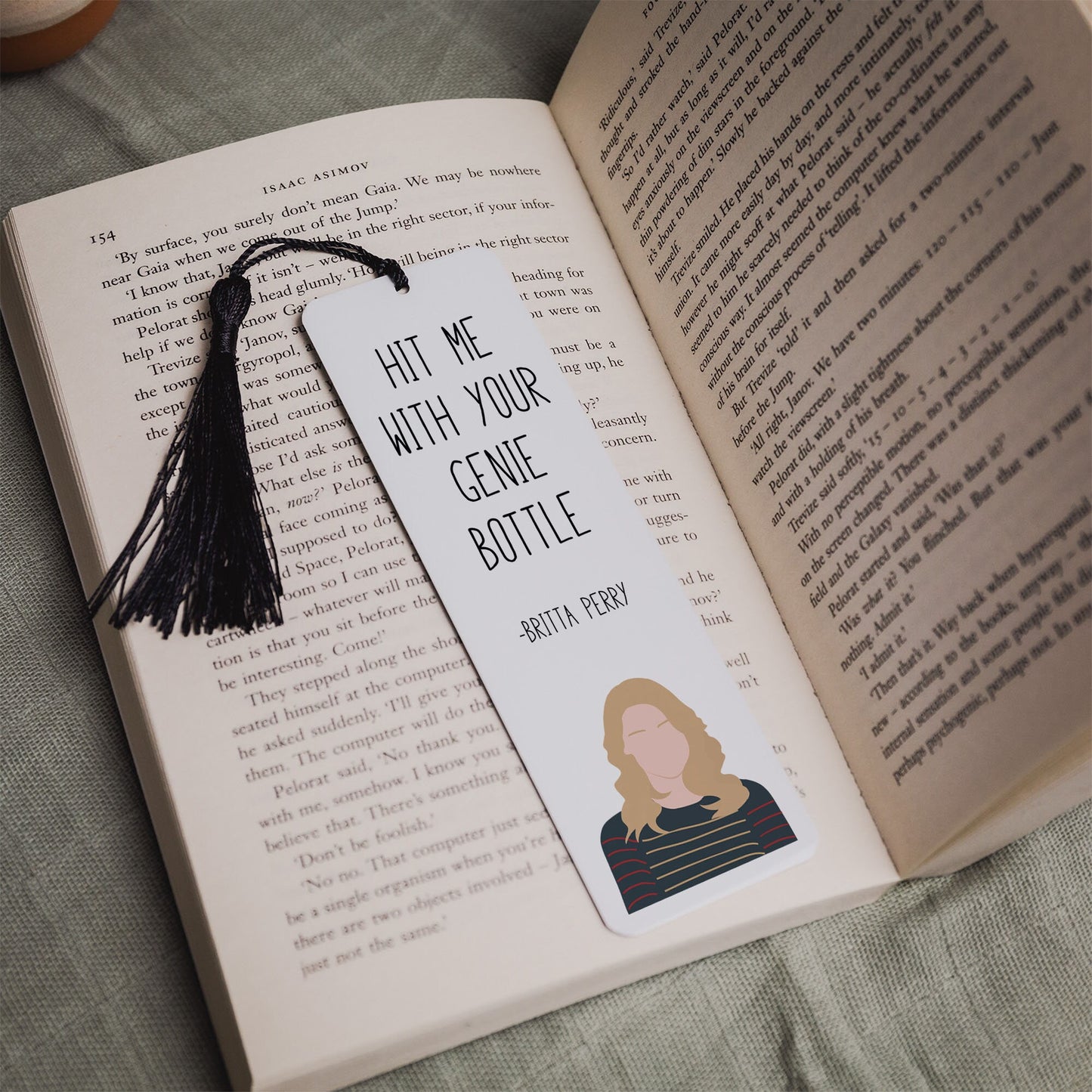 Britta Perry "Genie Bottle" Quote Bookmark | Community Gifts
