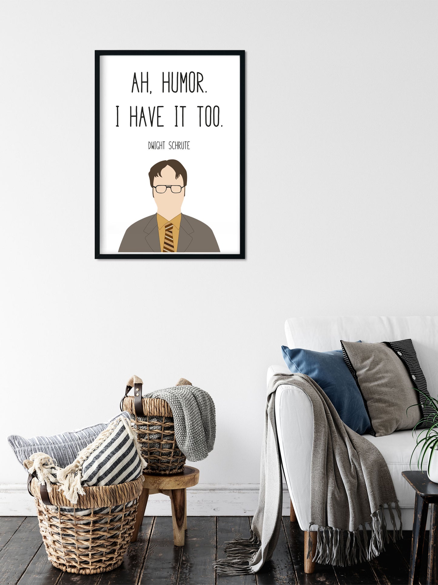 Dwight Schrute " Humor " Quote Print | The Office Prints