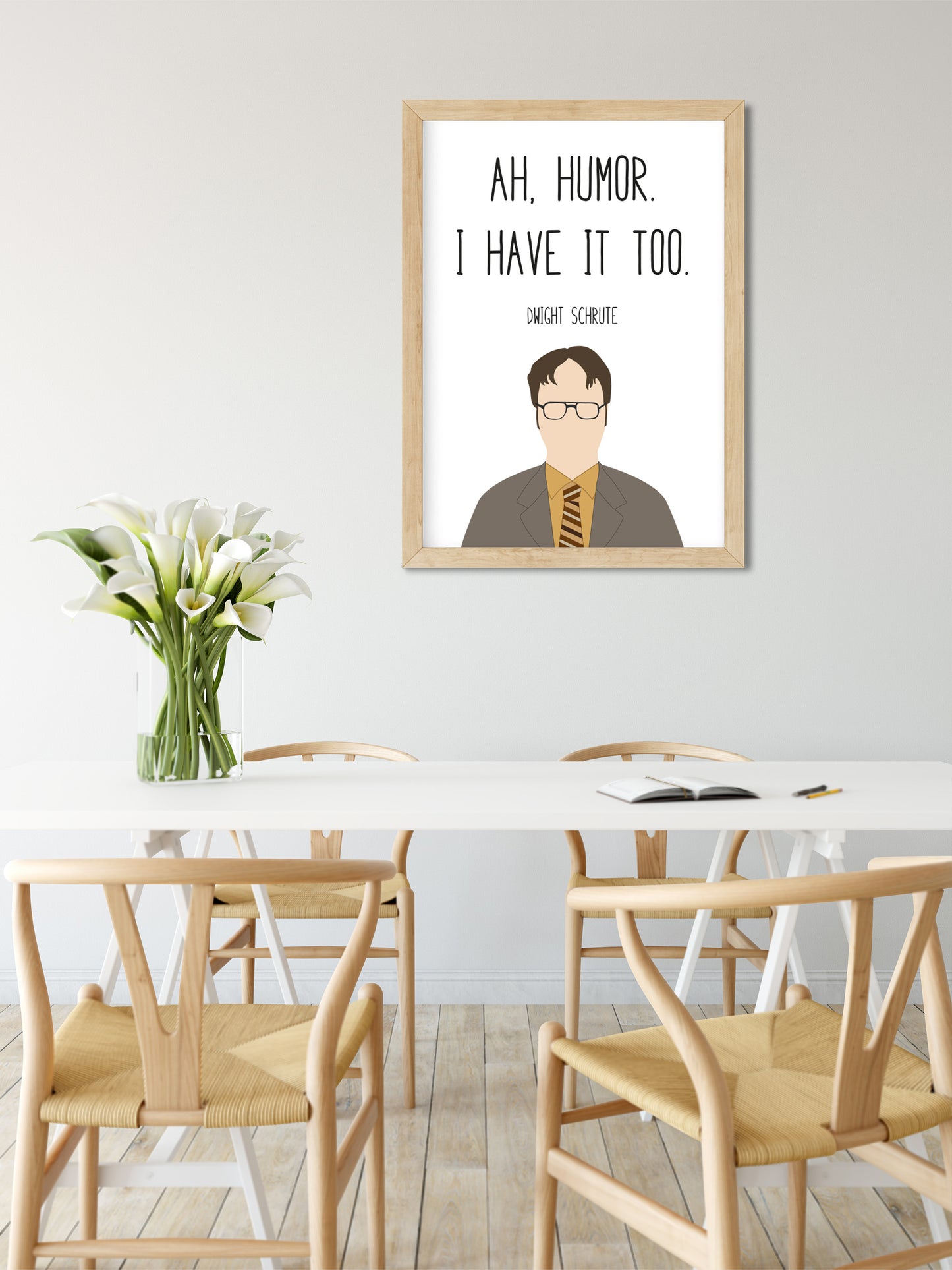 Dwight Schrute " Humor " Quote Print | The Office Prints