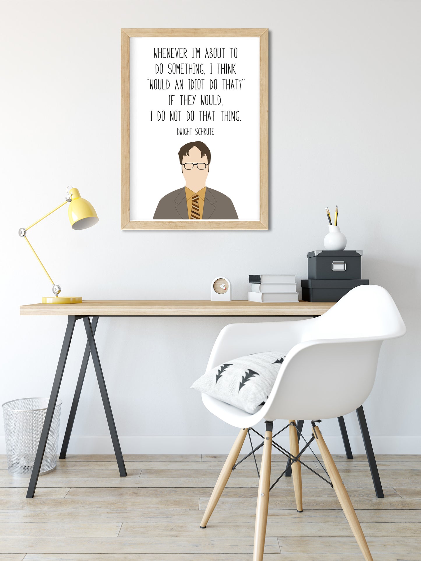 Dwight Schrute " Do Something " Quote Print | The Office Prints