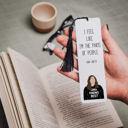 Gina Linetti " Paris of People " Quote Bookmark | Brooklyn Nine Nine Gifts