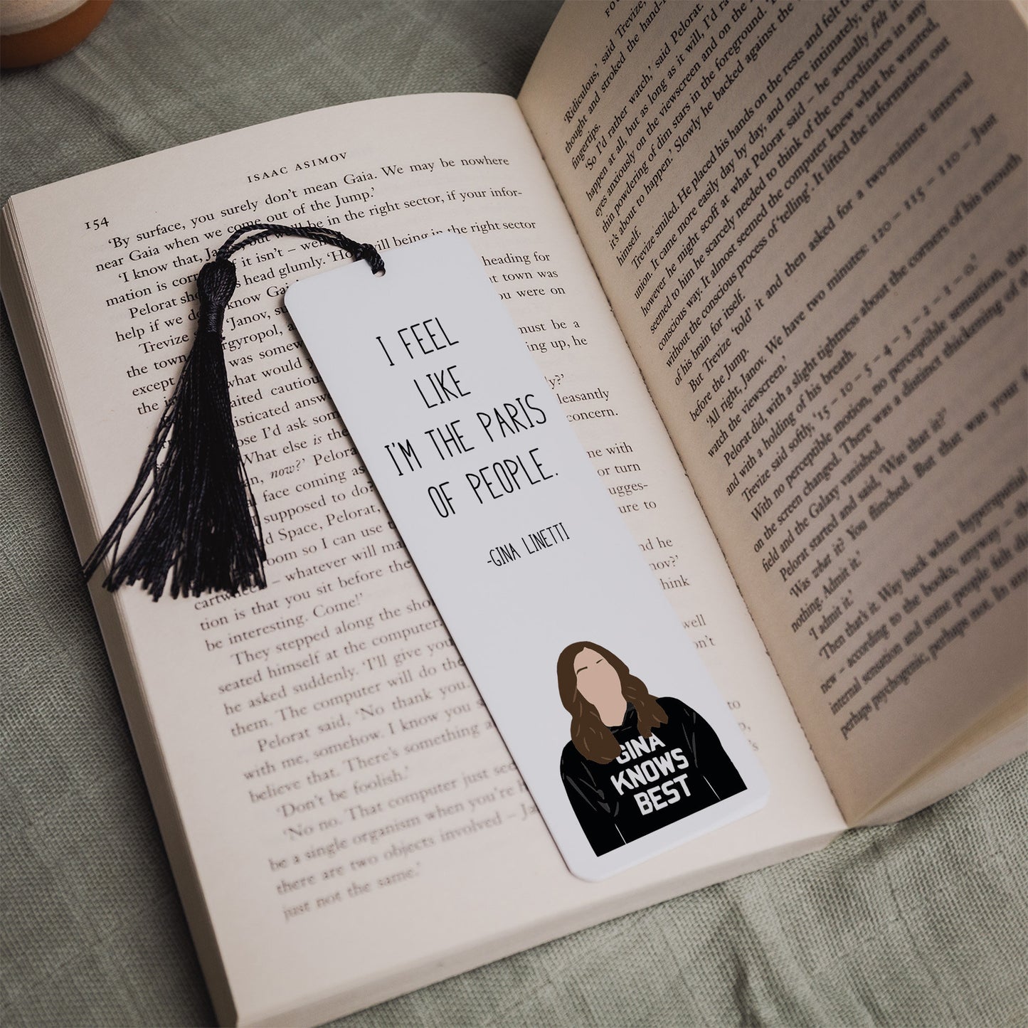 Gina Linetti " Paris of People " Quote Bookmark | Brooklyn Nine Nine Gifts