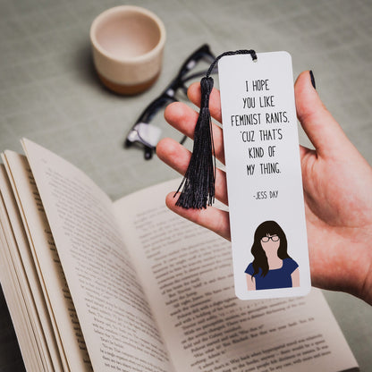 Jessica Day "Feminist Rants" Quote Bookmark | New Girl Gifts