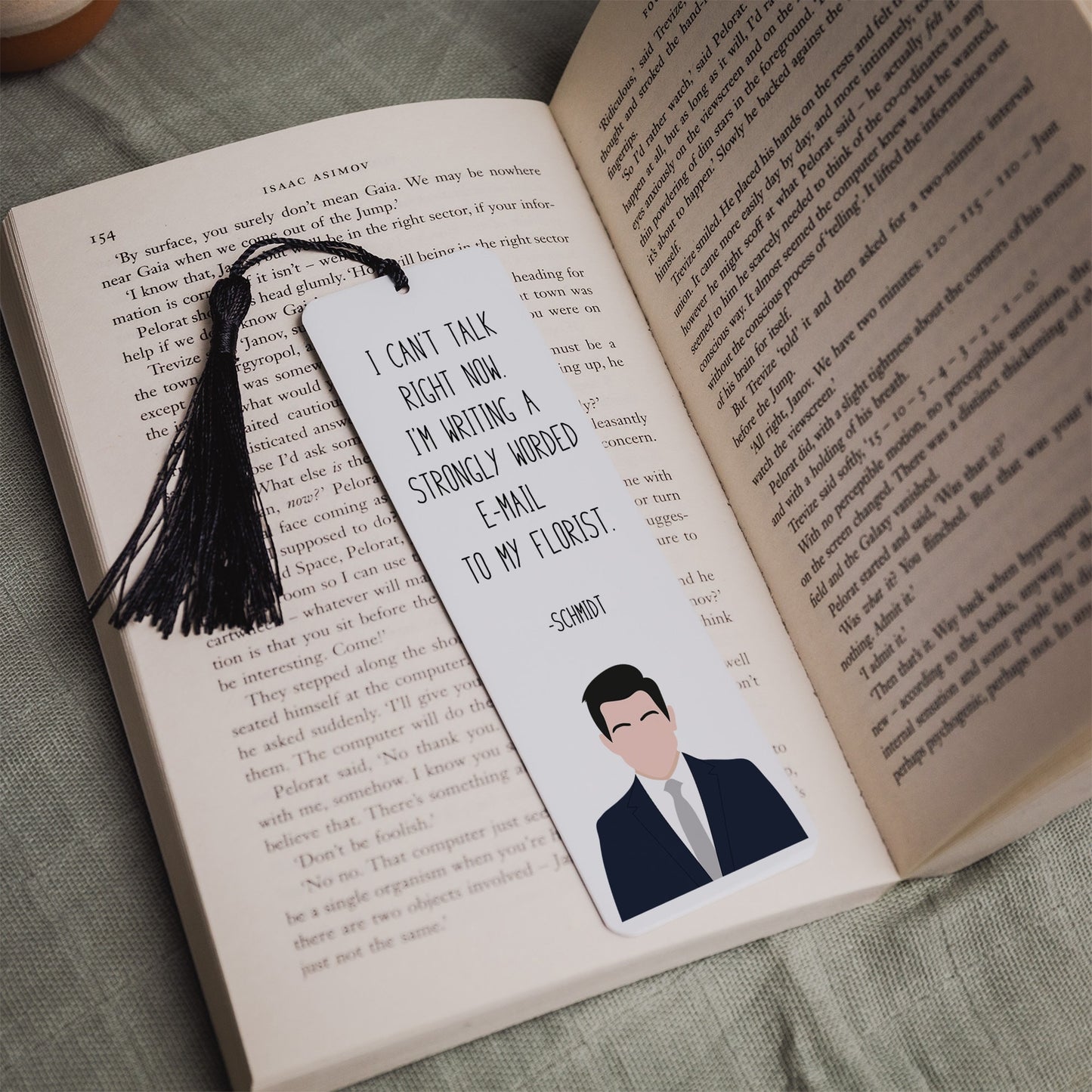 Schmidt " Strongly Worded E-Mail " Quote Bookmark | New Girl Gifts