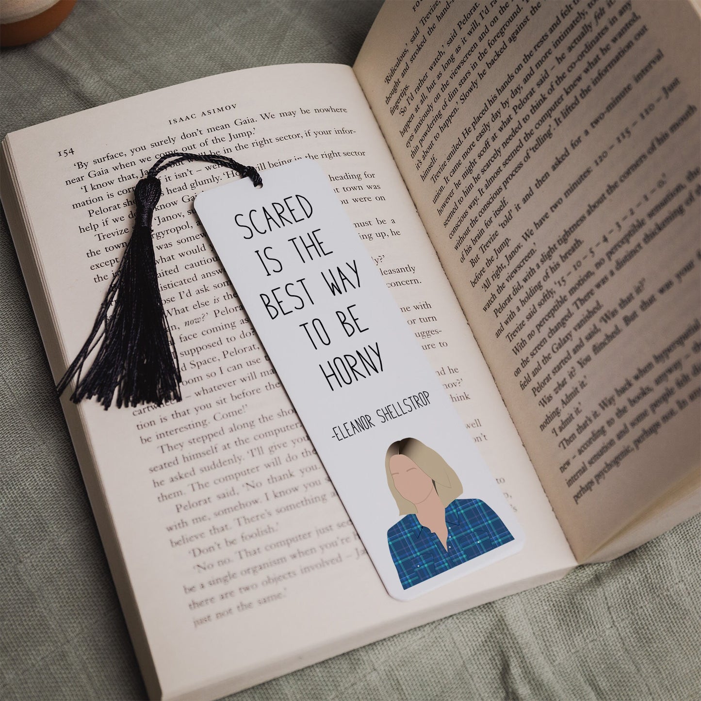 Eleanor Shellstrop " Scared "  Quote Bookmark | The Good Place Gifts