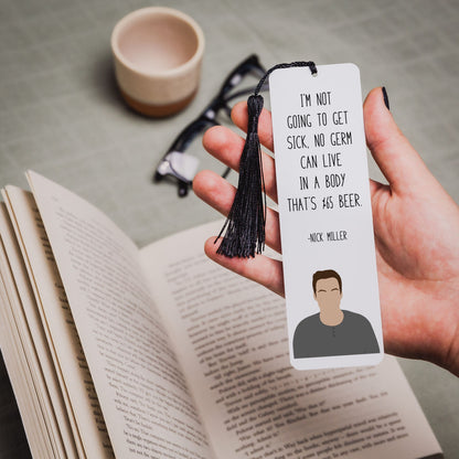 Nick Miller " 65% beer " Quote Bookmark | New Girl Gifts