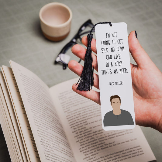 Nick Miller " 65% beer " Quote Bookmark | New Girl Gifts
