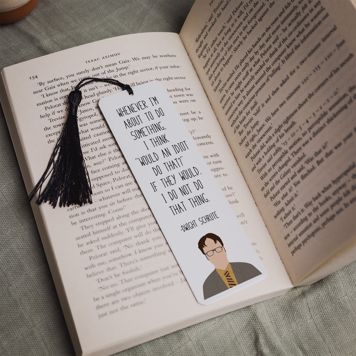 Dwight Schrute " Do Something " Quote Bookmark " | The Office Gifts