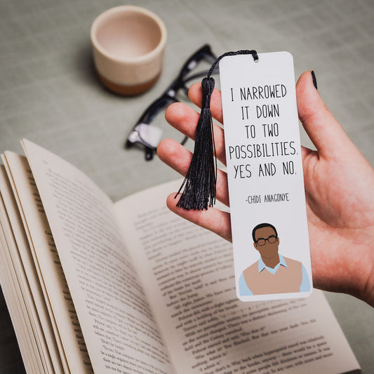 Chidi Anagonye " Yes or No " Quote Bookmark | The Good Place Gifts