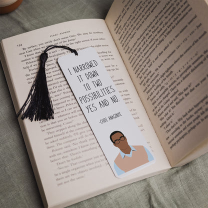 Chidi Anagonye " Yes or No " Quote Bookmark | The Good Place Gifts